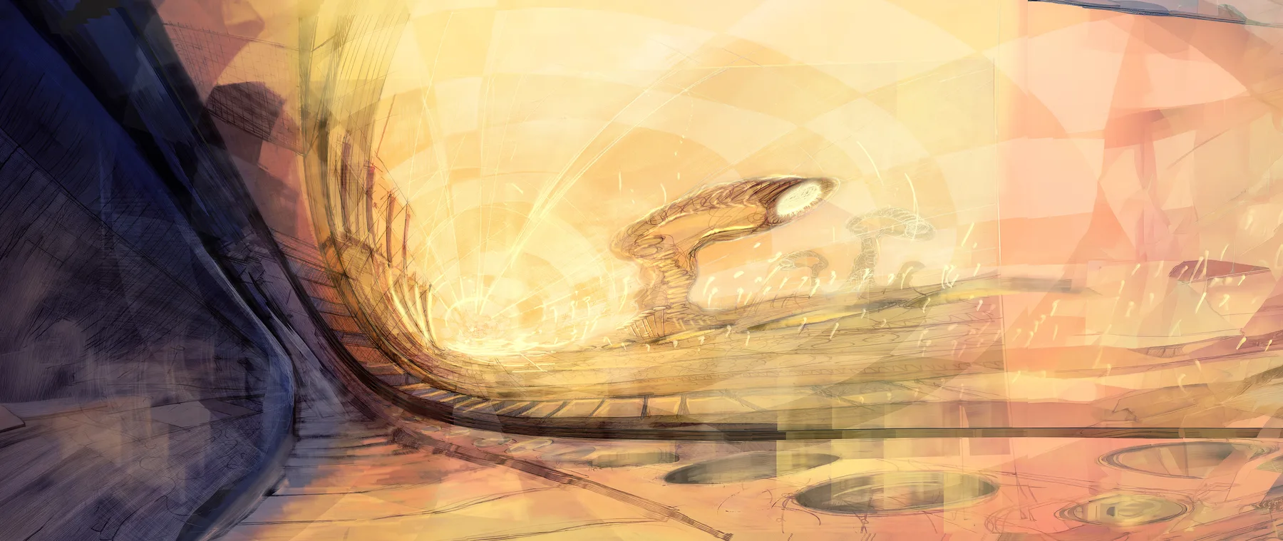 Boceto original de Centinela, de Octavio Rincón